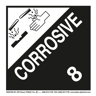 Corrosive 8 - (500 /Roll)