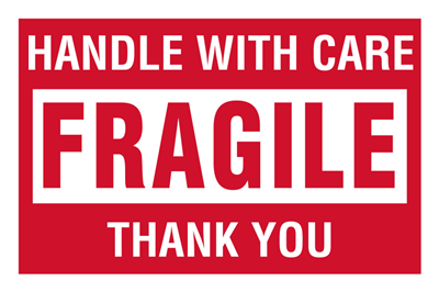 Fragile Handle With Care - (500 /Roll)