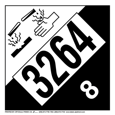 Corrosive 8 (3264) - (25 /Pack) 