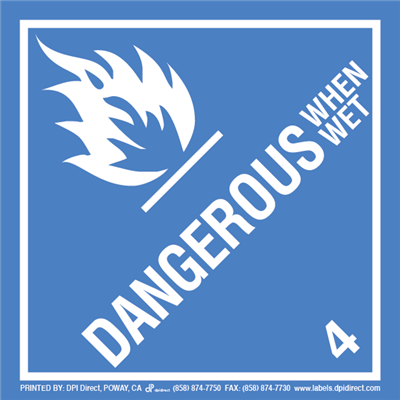Dangerous When Wet 4 - (500 /Roll)