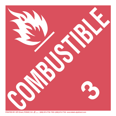 Combustible 3 Worded - (25 /Pack)