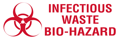 Infectious Waste Biohazard - (500 /Roll)
